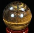 Top Quality Polished Tiger's Eye Sphere #33632-2